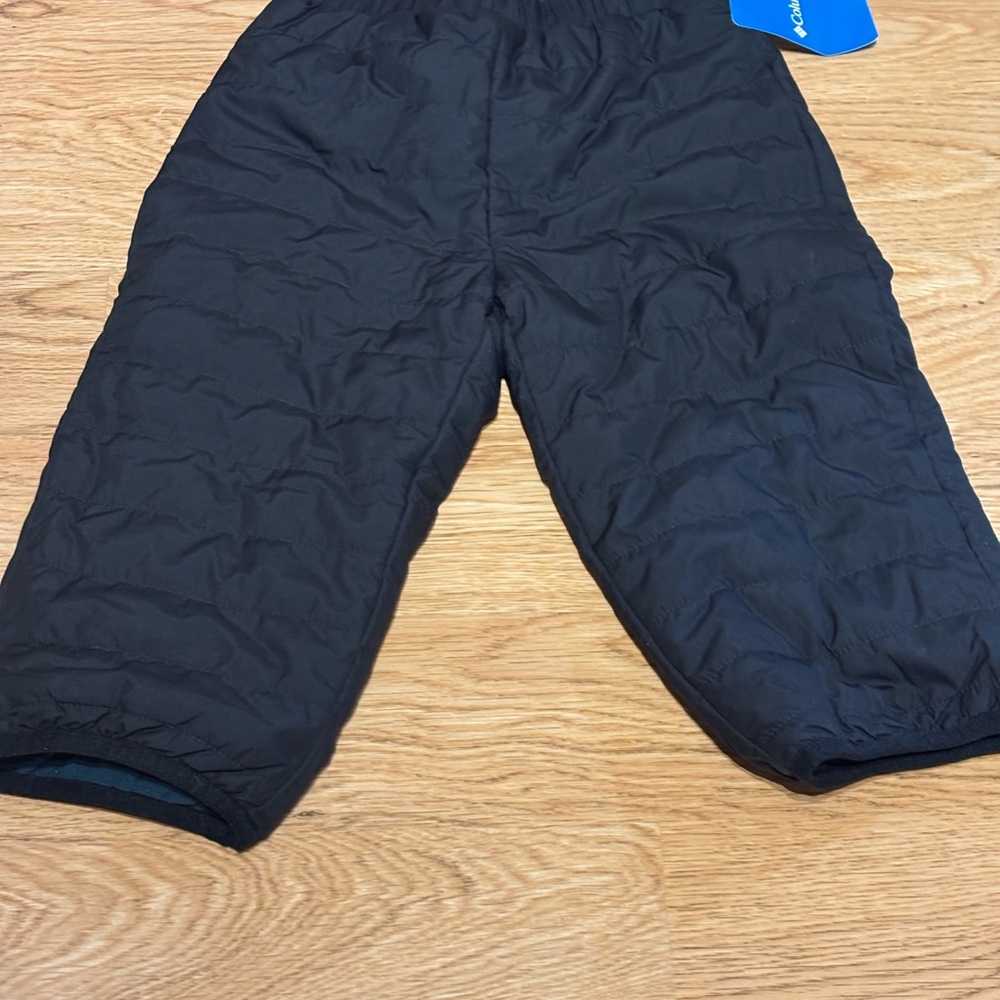 Columbia Black Quilted Snow Pants-3T